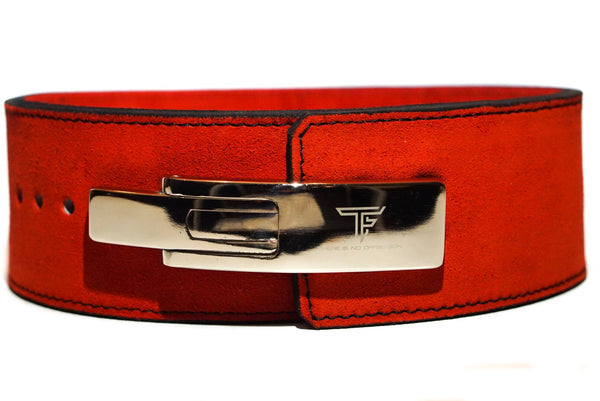 TF "There Is No Offseason" Lever Belt- Red/Black