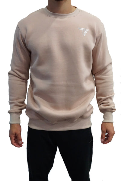 TF Crewneck Sweater- Tan